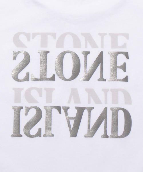 STONE ISLAND（ストーンアイランド）の「＜STONE ISLAND＞ REF LOGO TEE1/Tシャツ（Tシャツ/カットソー・メンズ・ホワイト/ブラック・LARGE/X-LARGE/MEDIUM）」の12枚目の写真