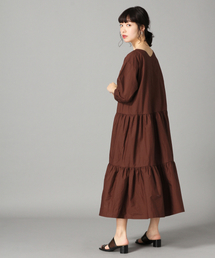 LOWRYS FARM | ティアードワンピース　825784(ワンピース)