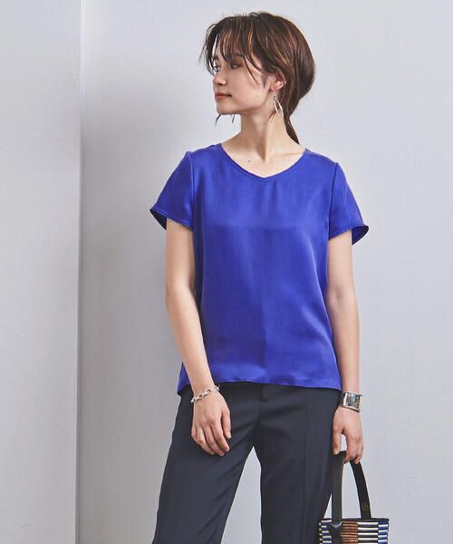 UNITED ARROWS ○UBCB フロントダブル Vネック ブラウス◆ UNITED ARROWS tシャツ UBCB C DOUBLE Vネック Tシャツ (2