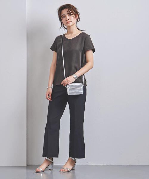 UNITED ARROWS ○UBCB フロントダブル Vネック ブラウス◆ UNITED ARROWS tシャツ UBCB C DOUBLE Vネック Tシャツ (2