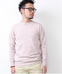 coen | コットンリネンクルーネックニット◎3/16(Tシャツ/カットソー)