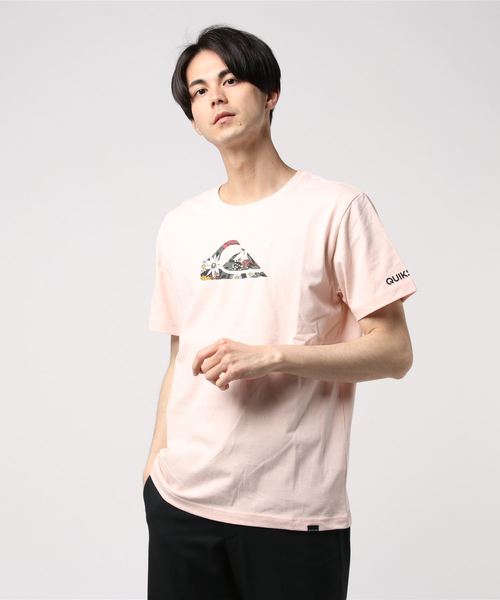 Quiksilver(クイックシルバー)の「半袖Tシャツ QUIKSIVER LOGO QST192031(Tシャツ/カットソー・メンズ・ホワイト/ブラック/ピンク・M/L/XL)」の3枚目の写真