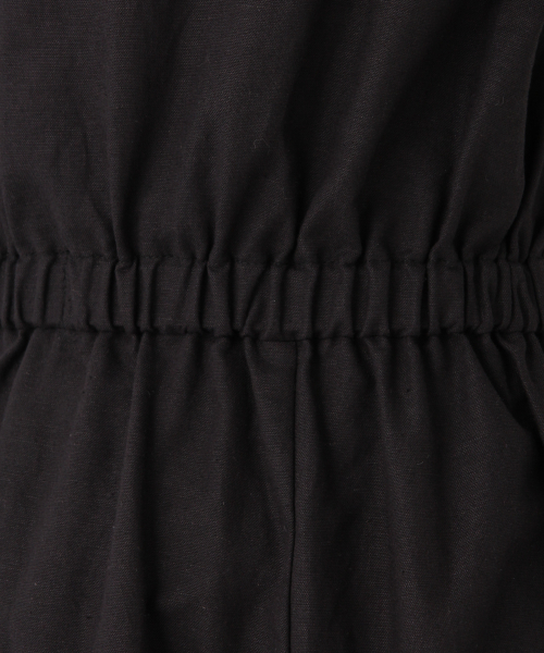 GLOBAL WORK（グローバルワーク）の「リネンノースリーブマキシワンピース/840259（ワンピース・レディース・ブラック/ダークブラウン/レッド・MEDIUM/LARGE）」の11枚目の写真