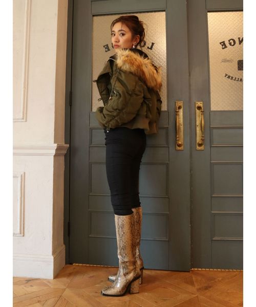 EVRIS(エヴリス)の「ミドルHIGHブーツ(ブーツ・レディース・ブラック/その他1・SMALL/MEDIUM/LARGE)」の21枚目の写真