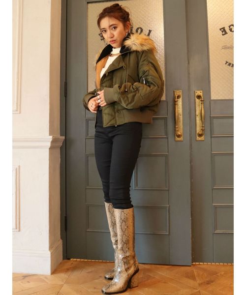 EVRIS(エヴリス)の「ミドルHIGHブーツ(ブーツ・レディース・ブラック/その他1・SMALL/MEDIUM/LARGE)」の18枚目の写真