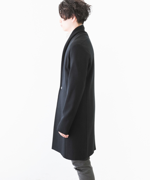 カシミヤ混　Attachment アタッチメント　ウールコート　日本製 カシミヤ混 Attachment アタッチメント ウールコート 日本製