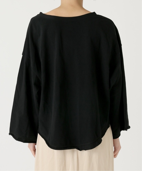 CITYSHOP（シティーショップ）の「*【YOSHIMI NAGAO by STYLE & EDIT×CITYSHOP】COTTON PIQUE L/S SHIRT（Tシャツ/カットソー・レディース・ブラック/パープル・FREE）」の3枚目の写真