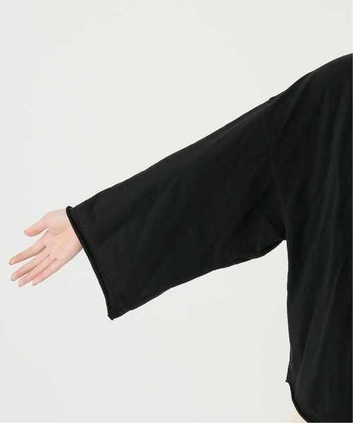 CITYSHOP（シティーショップ）の「*【YOSHIMI NAGAO by STYLE & EDIT×CITYSHOP】COTTON PIQUE L/S SHIRT（Tシャツ/カットソー・レディース・ブラック/パープル・FREE）」の12枚目の写真
