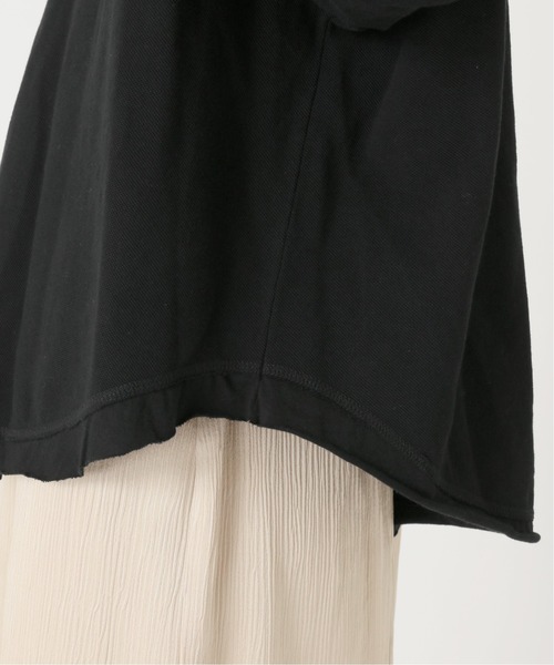 CITYSHOP（シティーショップ）の「*【YOSHIMI NAGAO by STYLE & EDIT×CITYSHOP】COTTON PIQUE L/S SHIRT（Tシャツ/カットソー・レディース・ブラック/パープル・FREE）」の8枚目の写真