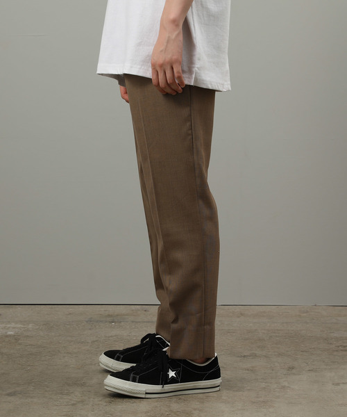 JUNRED（ジュンレッド）の「シャンブレードライスリムパンツ（スラックス・メンズ・ベージュ/ブラック系その他2/ブラウン系その他2・LL/S/M/L）」の9枚目の写真