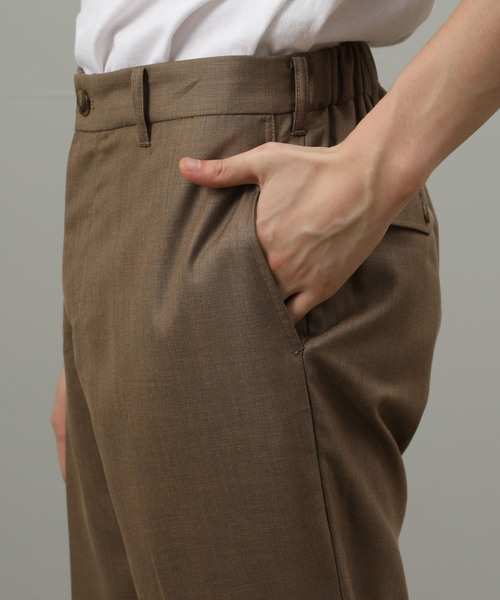 JUNRED（ジュンレッド）の「シャンブレードライスリムパンツ（スラックス・メンズ・ベージュ/ブラック系その他2/ブラウン系その他2・LL/S/M/L）」の6枚目の写真