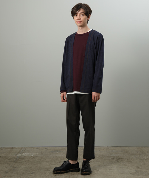 JUNRED（ジュンレッド）の「シャンブレードライスリムパンツ（スラックス・メンズ・ベージュ/ブラック系その他2/ブラウン系その他2・LL/S/M/L）」の10枚目の写真