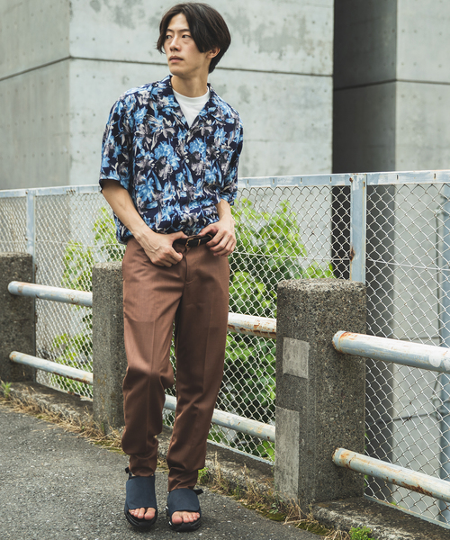 JUNRED（ジュンレッド）の「シャンブレードライスリムパンツ（スラックス・メンズ・ベージュ/ブラック系その他2/ブラウン系その他2・LL/S/M/L）」の16枚目の写真