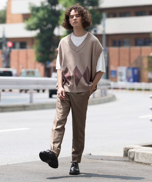 JUNRED（ジュンレッド）の「シャンブレードライスリムパンツ（スラックス・メンズ・ベージュ/ブラック系その他2/ブラウン系その他2・LL/S/M/L）」の22枚目の写真