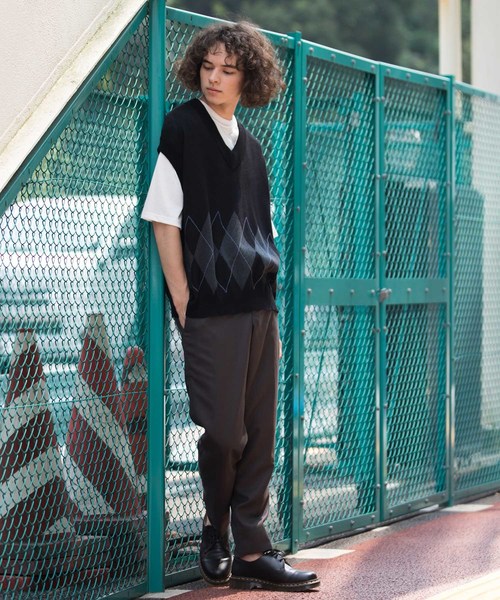 JUNRED（ジュンレッド）の「シャンブレードライスリムパンツ（スラックス・メンズ・ベージュ/ブラック系その他2/ブラウン系その他2・LL/S/M/L）」の20枚目の写真