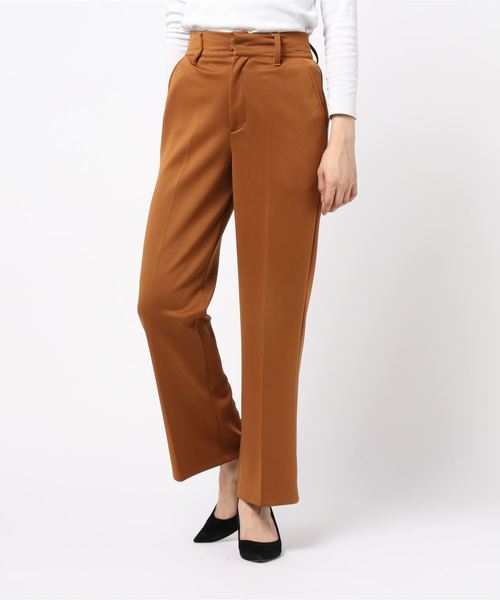 archives（アルシーヴ）の「ジャージーワイドパンツ（その他パンツ・レディース・ブラック/キャメル/ワイン・MEDIUM）」の11枚目の写真