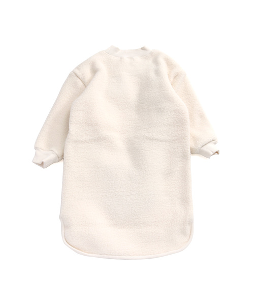 MAKE YOUR DAY（メイクユアデイ）の「両面シープボア ワンピース■90～140cm（ワンピース・キッズ・アイボリー・130/140/90/100/110/120）」の8枚目の写真