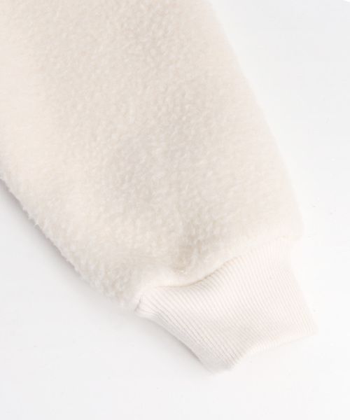 MAKE YOUR DAY（メイクユアデイ）の「両面シープボア ワンピース■90～140cm（ワンピース・キッズ・アイボリー・130/140/90/100/110/120）」の11枚目の写真