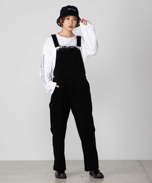 エヴィス 黒 コーデュロイ サスペンダー付きオーバーオール 01701395-7_1200x.jpg?v=1664356736