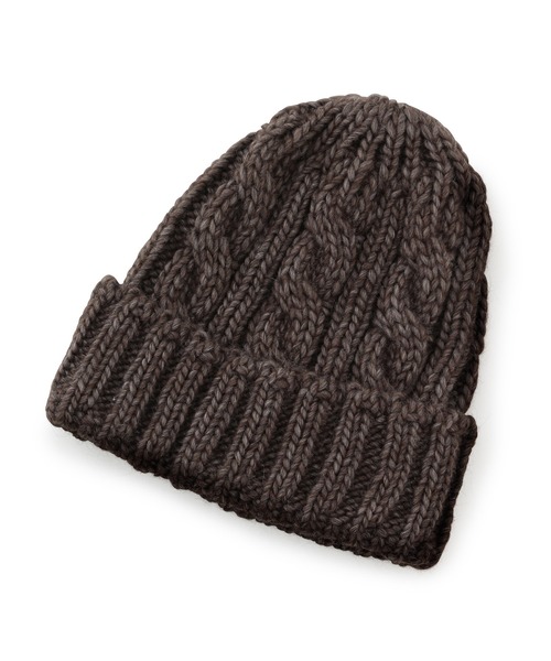 Et ケーブルニットキャップ ニットキャップ ビーニー Adam イタリア製 帽子 セール Et Adam Rope アダムエロペ のファッション