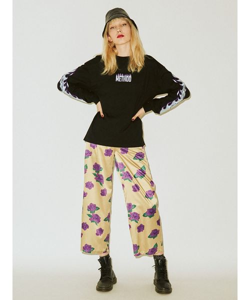 jouetie(ジュエティ)の「ファイヤースリーブロンT(Tシャツ/カットソー・レディース・オフホワイト/ブラック/グリーン・MEDIUM)」の10枚目の写真