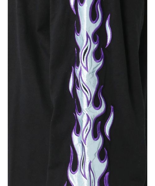 jouetie(ジュエティ)の「ファイヤースリーブロンT(Tシャツ/カットソー・レディース・オフホワイト/ブラック/グリーン・MEDIUM)」の17枚目の写真