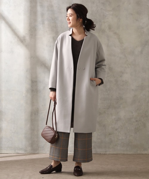 Gready Brilliant（グレディブリリアン）の「Ｓ１００ビーバー＿キーＮ（その他アウター・レディース・グレー/ブルー・FREE）」の17枚目の写真