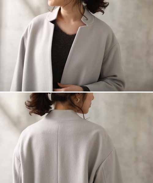 Gready Brilliant（グレディブリリアン）の「Ｓ１００ビーバー＿キーＮ（その他アウター・レディース・グレー/ブルー・FREE）」の16枚目の写真