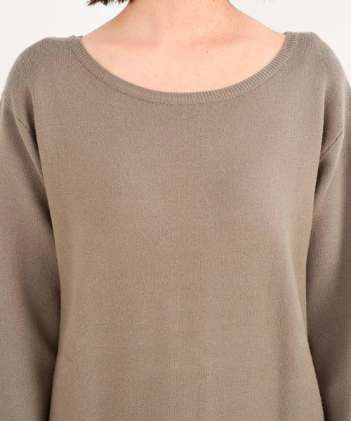 DouDou（ドゥドゥ）の「スカートセットニットワンピース（ワンピース・レディース・ホワイト/ベージュ・FREE）」の11枚目の写真