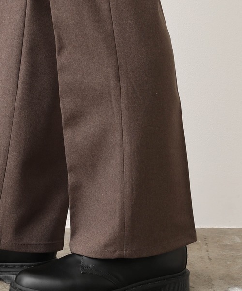 JUNRED（ジュンレッド）の「(美シルエット・高機能を兼ね備えた)ウォッシャブルサージセミフレア（その他パンツ・メンズ・ブラック/ベージュ系その他・S/M/L）」の7枚目の写真