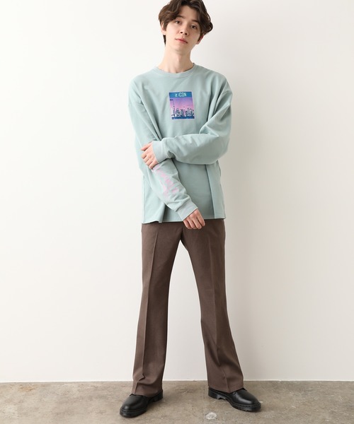 JUNRED（ジュンレッド）の「(美シルエット・高機能を兼ね備えた)ウォッシャブルサージセミフレア（その他パンツ・メンズ・ブラック/ベージュ系その他・S/M/L）」の19枚目の写真