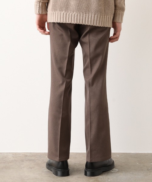 JUNRED（ジュンレッド）の「(美シルエット・高機能を兼ね備えた)ウォッシャブルサージセミフレア（その他パンツ・メンズ・ブラック/ベージュ系その他・S/M/L）」の13枚目の写真