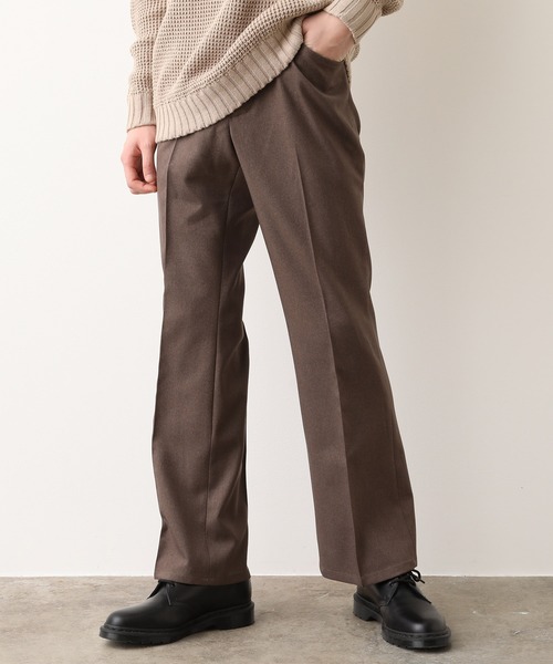 JUNRED（ジュンレッド）の「(美シルエット・高機能を兼ね備えた)ウォッシャブルサージセミフレア（その他パンツ・メンズ・ブラック/ベージュ系その他・S/M/L）」の21枚目の写真