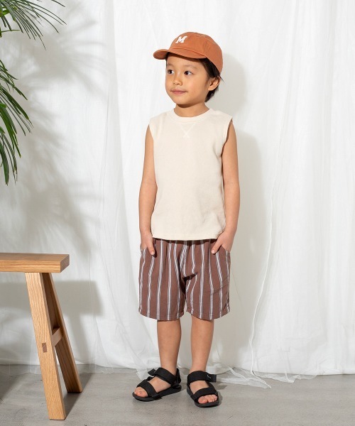 MAKE YOUR DAY（メイクユアデイ）の「【リンクコーデ】イージーパンツ■80～140cm（その他パンツ・キッズ・カーキ/ネイビー/ダークブルー/ブラウン/レッド・100/130/80/140/120/110/90）」の7枚目の写真