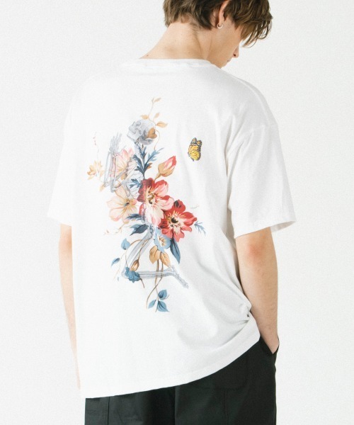 rehacer（レアセル）の「rehacer : Praying Skull / プレイング スカル Tシャツ メイドインジャパン（Tシャツ/カットソー・メンズ・ホワイト/ブラック/ネイビー/グレー・SMALL/MEDIUM/LARGE/X-LARGE）」の12枚目の写真