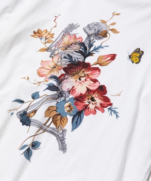 rehacer（レアセル）の「rehacer : Praying Skull / プレイング スカル Tシャツ メイドインジャパン（Tシャツ/カットソー・メンズ・ホワイト/ブラック/ネイビー/グレー・SMALL/MEDIUM/LARGE/X-LARGE）」の13枚目の写真