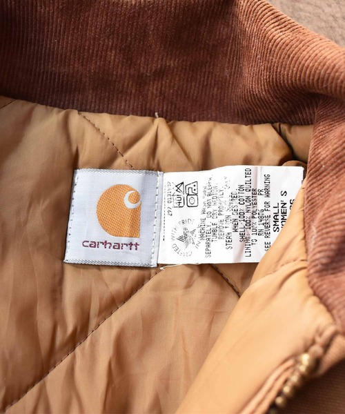 Carhartt(カーハート)の「【ヴィンテージ古着】Carhartt/カーハート フード付き ダック地 ワークジャケット(デニムジャケット・メンズ・ブラウン・SMALL)」の5枚目の写真