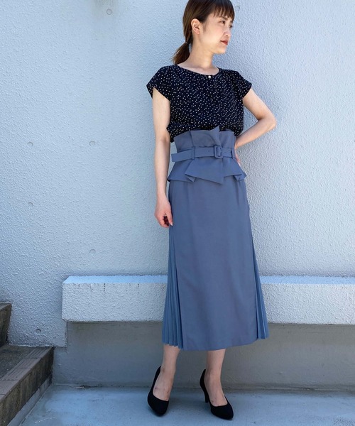 PICCIN(ピッチン)の「ドットフロントタックブラウス(シャツ/ブラウス・レディース・ホワイト系その他/ブラック系その他・M)」の21枚目の写真