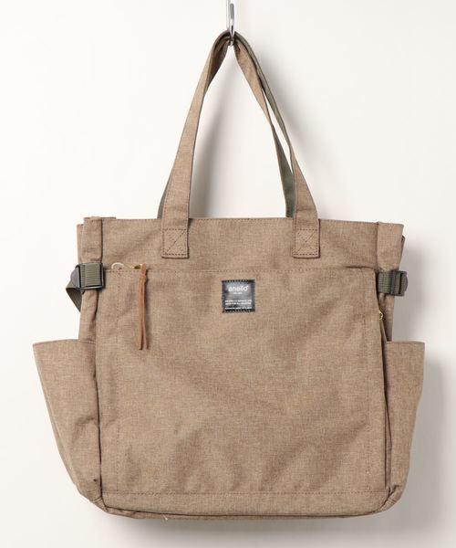 and it_（アンドイット）の「【anello】ポスト 10ポケットトートバッグ（トートバッグ・レディース・ブラック/グレー/ベージュ/カーキ/ミント/ネイビー/インディゴブルー/ピンク/レッド・FREE）」の3枚目の写真