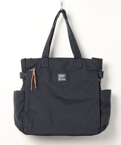 and it_（アンドイット）の「【anello】ポスト 10ポケットトートバッグ（トートバッグ・レディース・ブラック/グレー/ベージュ/カーキ/ミント/ネイビー/インディゴブルー/ピンク/レッド・FREE）」の6枚目の写真