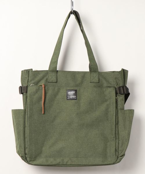 and it_（アンドイット）の「【anello】ポスト 10ポケットトートバッグ（トートバッグ・レディース・ブラック/グレー/ベージュ/カーキ/ミント/ネイビー/インディゴブルー/ピンク/レッド・FREE）」の4枚目の写真