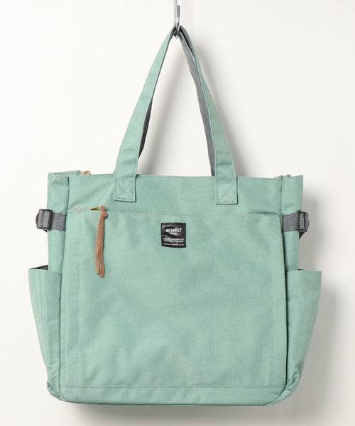 and it_（アンドイット）の「【anello】ポスト 10ポケットトートバッグ（トートバッグ・レディース・ブラック/グレー/ベージュ/カーキ/ミント/ネイビー/インディゴブルー/ピンク/レッド・FREE）」の5枚目の写真