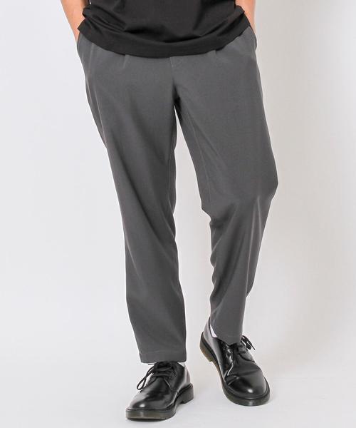 coen（コーエン）の「【接触冷感】ポリエストロテーパードイージーアンクルパンツ（その他パンツ・メンズ・ダークブラウン/ブラック/グレー・SMALL/MEDIUM/LARGE/X-LARGE）」の2枚目の写真