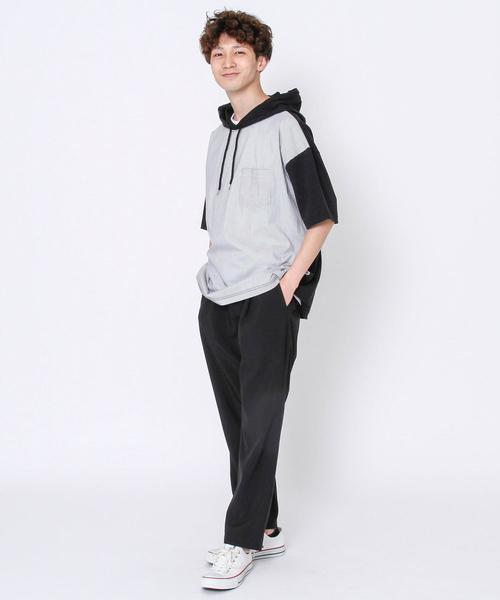 coen（コーエン）の「【接触冷感】ポリエストロテーパードイージーアンクルパンツ（その他パンツ・メンズ・ダークブラウン/ブラック/グレー・SMALL/MEDIUM/LARGE/X-LARGE）」の8枚目の写真