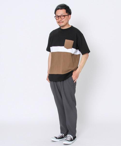 coen（コーエン）の「【接触冷感】ポリエストロテーパードイージーアンクルパンツ（その他パンツ・メンズ・ダークブラウン/ブラック/グレー・SMALL/MEDIUM/LARGE/X-LARGE）」の6枚目の写真