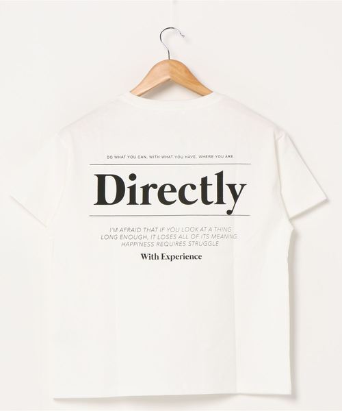 WEGO（ウィゴー）の「WEGO/バックロゴプリントTシャツ（Tシャツ/カットソー・レディース・ブラック/ブラウン/ブルー系その他・FREE）」の4枚目の写真