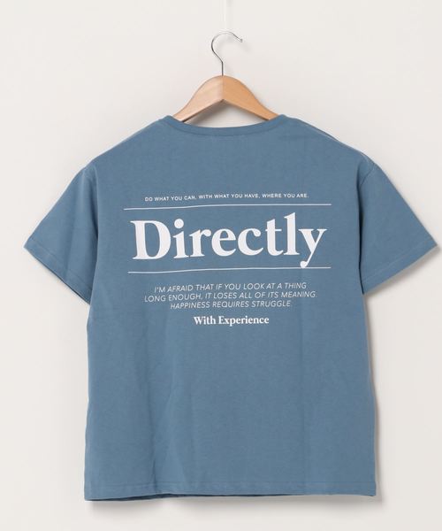 WEGO（ウィゴー）の「WEGO/バックロゴプリントTシャツ（Tシャツ/カットソー・レディース・ブラック/ブラウン/ブルー系その他・FREE）」の6枚目の写真