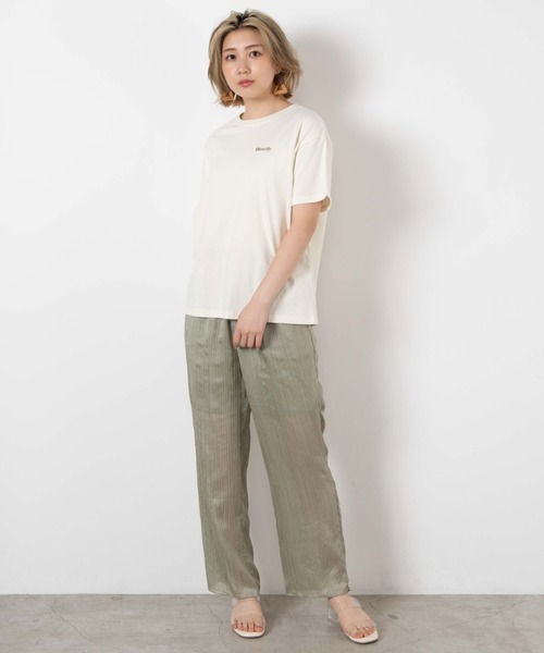 WEGO（ウィゴー）の「WEGO/バックロゴプリントTシャツ（Tシャツ/カットソー・レディース・ブラック/ブラウン/ブルー系その他・FREE）」の10枚目の写真