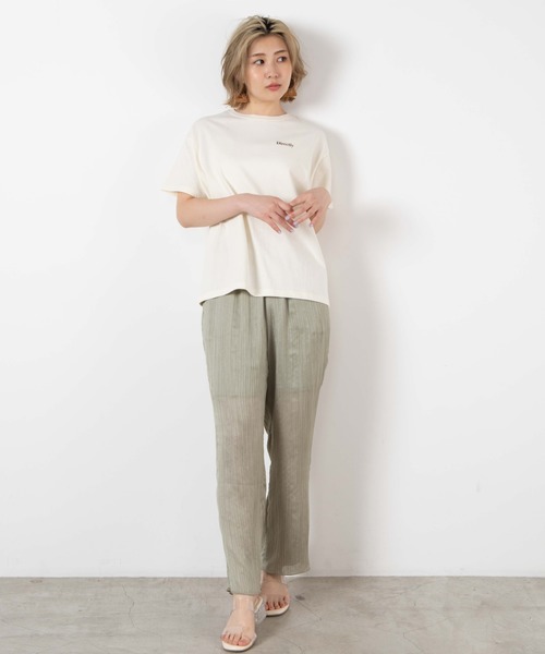 WEGO（ウィゴー）の「WEGO/バックロゴプリントTシャツ（Tシャツ/カットソー・レディース・ブラック/ブラウン/ブルー系その他・FREE）」の11枚目の写真