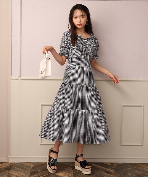 one after another NICE CLAUP（ワンアフターアナザーナイスクラップ）の「パフスリーブチェックブラウス（シャツ/ブラウス・レディース・ブラック/ブラウン/ベージュ・FREE）」の18枚目の写真